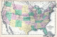 United States Map, Madison County 1875